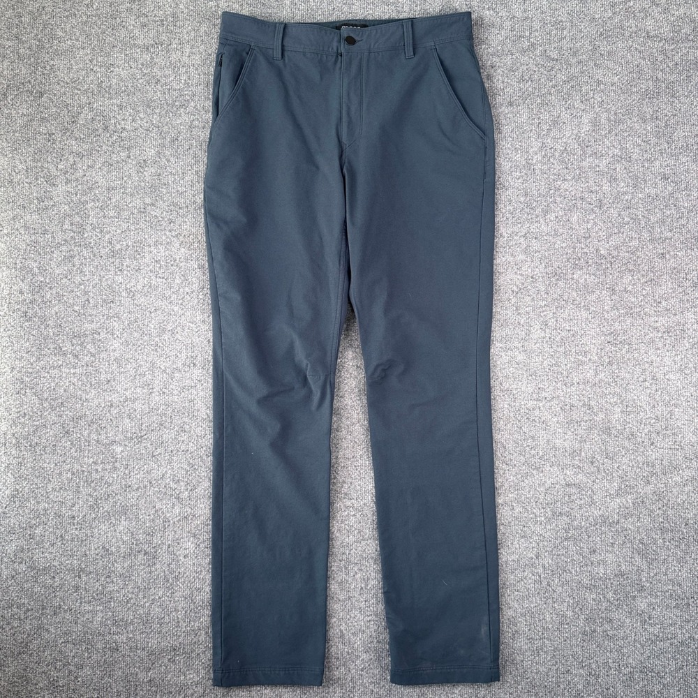 Proof Huckberry Nomad Pants Mens 34x32 Blue Performance Chino Slim Fit